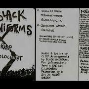 Black Uniforms Horror Holocaust Tape Hardcore Punk Sweden