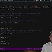 Implementing Sets As Lists OCaml Programming Chapter 6 Video 5