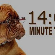 14 Minute Timer For PowerPoint And School Alarm Sounds With Dog Bark