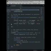 Circle Cursor With Zoom Out Effect HTML CSS Javascript Shorts