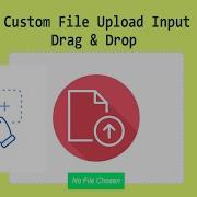 How To Create A Drag Drop With Custom File Upload Input In HTML CSS And JavaScript