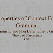 TOC Topic 5 Deterministic And Non Deterministic Grammar CSE
