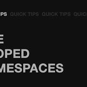 Use File Scoped Namespaces To Reduce Nesting In C 10