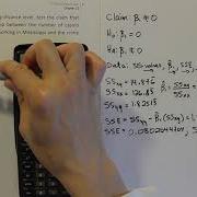 Testing A Hypothesis About The Slope Of A Regression Line Example 167