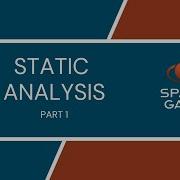 Static Analysis Part 1