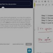 Solve An Application Problem By Applying Polya S Four Step Procedure
