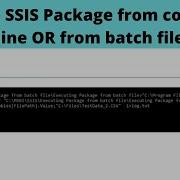 50 Execute SSIS Package From Command Line Execute SSIS Package From Batch File