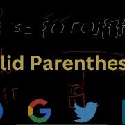 Valid Parentheses Leetcode 20 Python Hindi