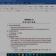 Praktikum Struktur Data Modul 2 Pointer