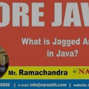 Core Java Tutorials What Is Jagged Array In Java Mr Ramachandra