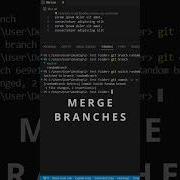 Git Branch And Merge