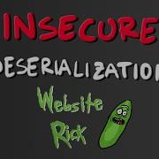 Pickle Insecure Deserialization Baby Website Rick HackTheBox