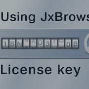Getting And Installing A JxBrowser License Key