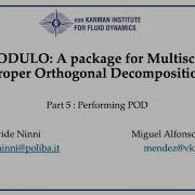 MODULO Tutorial 5 Performing POD