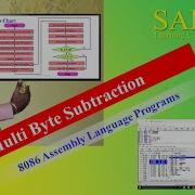 Program 4 Multi Byte Subtraction 8086 Assembly Language Program Emu8086