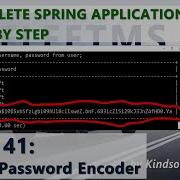 41 How To Encode Your Password Using BCrypt Password Encoder