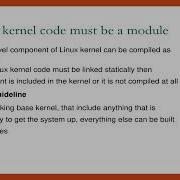 Kernel Modules