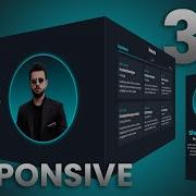 Responsive 3D Personal Portfolio Website Using HTML CSS Javascript