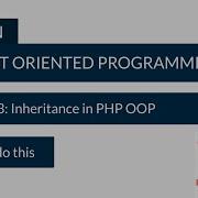 Inheritance In PHP OOP PHP OOP Lecture 3 How To Do This