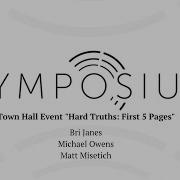 Symposium Town Hall Event Hard Truths First 5 Pages