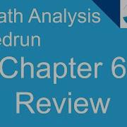 Chapter 6 Review CodingBytes IB Math Analysis Speedrun