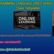 Class Template Print Different Datatype 1 D Array Elements In C Programming Language