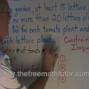Linear Programming Constraint Inequalities And Optimization Function