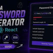 Build A Password Generator In React JS Beginner Friendly Project Tutorial