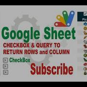 QUERY RETURN CHECKBOX SELECTED ROWS AND COLUMNS
