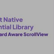 React Native Keyboard Aware ScrollView