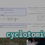 Sweden 2018 CYCLOTOMIC POLYNOMIALS