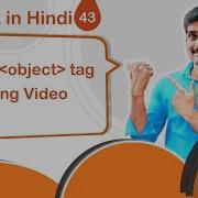HTML Object Tag Inserting Video HTML In Hindi Tutorial 43