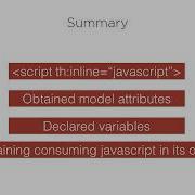 SpringBoot Externalizing Javascript Containing Thymeleaf Model Attributes
