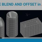 Surface Blend And Offset Tools In AutoCAD