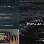 ASMR Programming Parallax Slider With Flickity No Talking