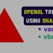 Draw A Triangle Using OpenGL Shaders Triangle Drawing Opengl
