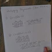 Multiplying Polynomials Box Method
