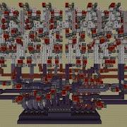 Minecraft Instant 8 Bit Adder
