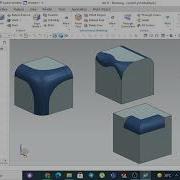 Siemens NX CAD English DAY 6 Edge Blend Chamfer And Mirror Features NX Siemens Tutorials