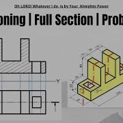 Full Sectioning Problem 1 Engineering Drawing 9 1