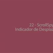 22 ScrollSpy Indicador De Desplazamiento Materialize CSS