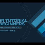 Flutter Tutorial For Beginners 1 Introduction And Setup