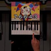 The Amazing Digital Circus Ep 2 Ending Theme Piano Tutorial Shorts