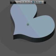 123D Basic Heart Pendant Keychain Tutorial