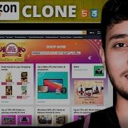 Building Amazon Clone Using HTML CSS JavaScript Step By Step Tutorial