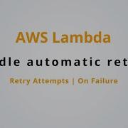 How To Handle Automatic Retries In AWS Lambda When There Is Exception