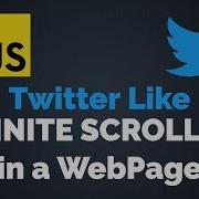 Infinite Scrolling In A Web Page Using JavaScript