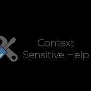 Context Sensitive Help