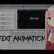 Text Animation SVP Tutorial