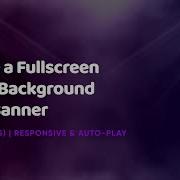 How To Create A Fullscreen Video Background Hero Banner HTML CSS Responsive Auto Play